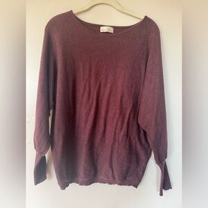Be Cool Burgundy Sweater Medium/Large
